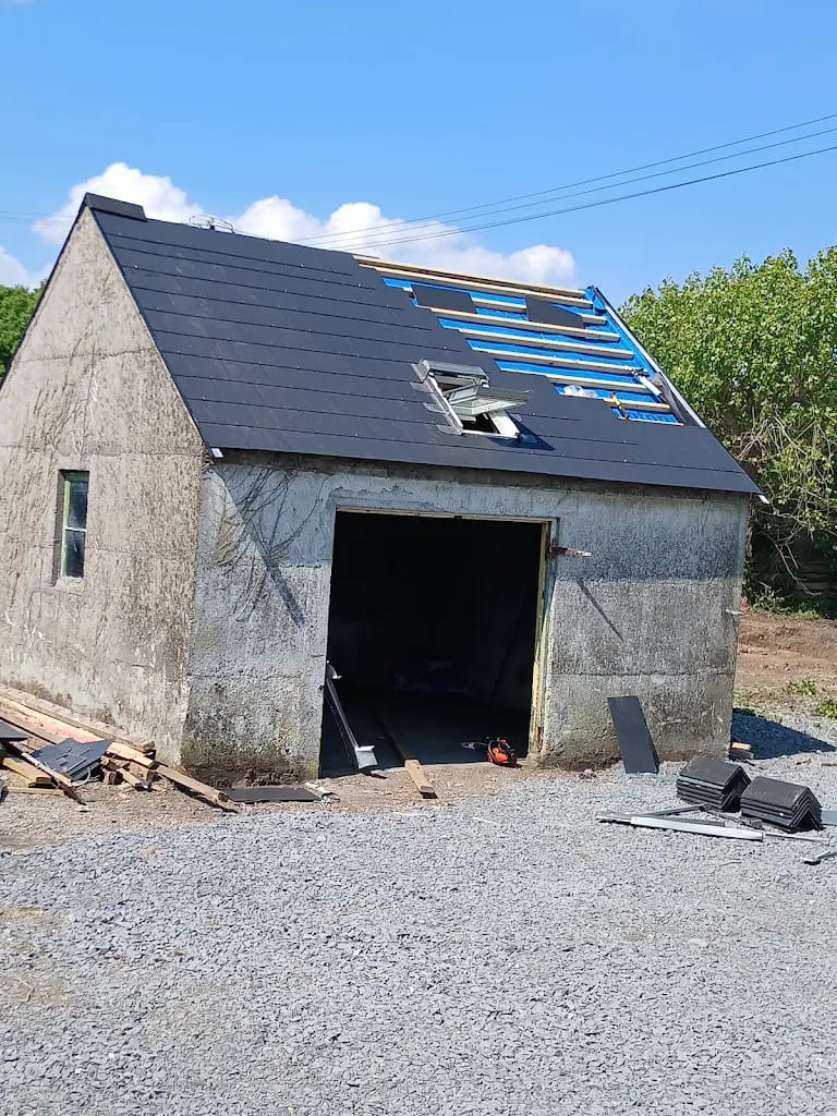 Stone Garage Roof & Velux Install